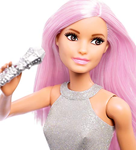 Barbie Quiero Ser Cantante, muñeca con accesorios (Mattel FXN98)