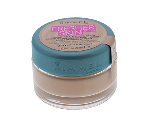 Base Rimmel London Fresher Skin número 010, 25 ml