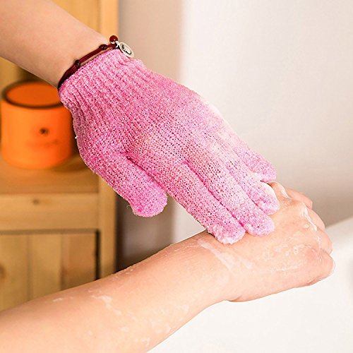 Bath Gloves,Shower Gloves Exfoliating Body Scrub Mitt Double Side para Hombres Mujer Niños 10 piezas