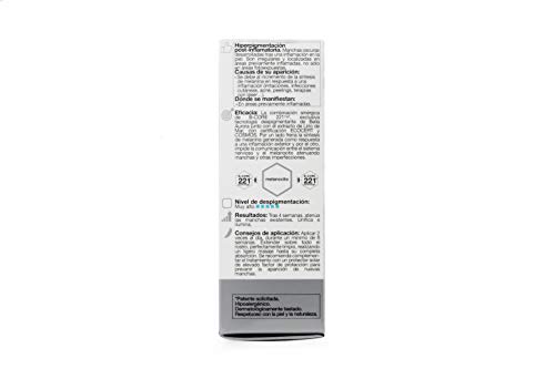 Bella Aurora Crema Anti-Manchas Facial para Manchas Oscuras de Origen Post-Inflamatorio | Tratamiento despigmentante Cara, 30 ml