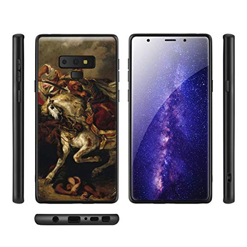 Berkin Arts Eugene Delacroix para Samsung Galaxy Note 9/Caja del teléfono Celular de Arte/Impresión Giclee UV en la Cubierta del móvil(Lotta di Giaour e Pasha)