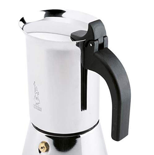 Bialetti Venus Cafetera Italiana Espresso, Acero, Plateado, 4 Tazas