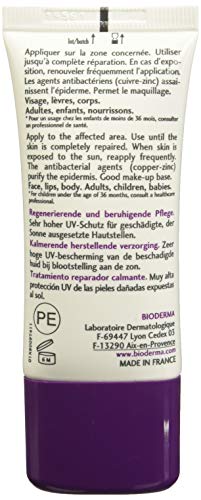 Bioderma Cicabio SPF 50+ crema corporal 30 ml - Cremas corporales (Hidratante, Protección, Tratamiento, Tubo, 30 ml)