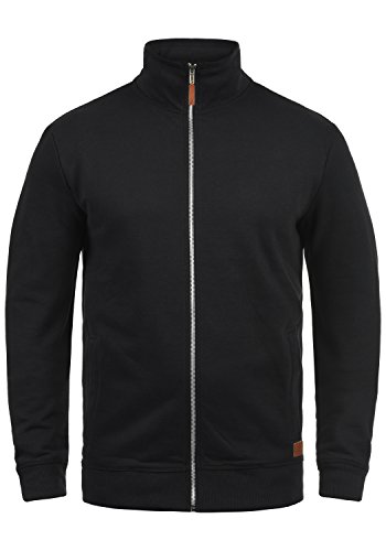 BLEND Alio Chaqueta Sudadera Jersey con Capucha con Cremallera con Forro Polar Suave Al Tacto, tamaño:L, Color:Black (70155)