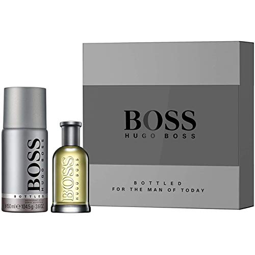 Boss BOTTLED Homme/MAN Set (Eau de Toilette (50 ml), desodorante Spray, 150 ml)