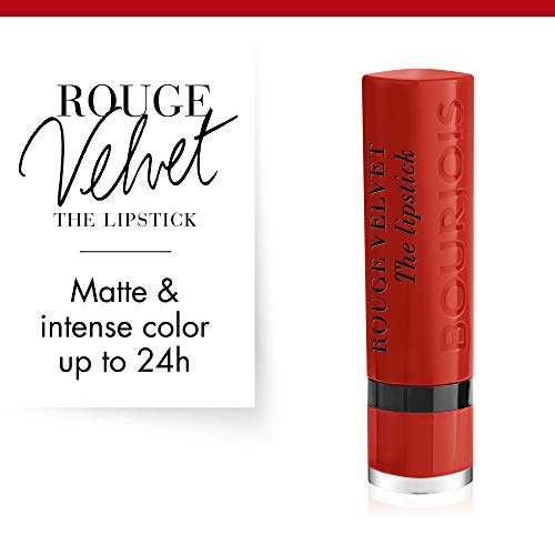 Bourjois Velvet The Lipstick Barra De Labios Tono 021 (Grande Roux), 2.3 gr