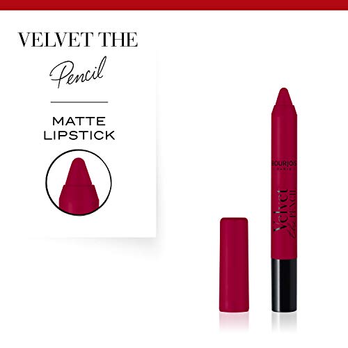 Bourjois Velvet The Pencil - Pintalabios Tono 16 Rouge Di'vin, 3g