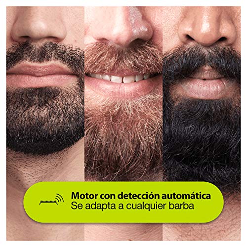 Braun Recortadora MGK7220 10 en 1, Máquina recortadora de barba, set de depilación corporal y cortapelos para hombre, color gris plateado