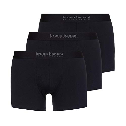 Bruno Banani Energie Algodón Pantalones Paquete de 3 - Negro, XL