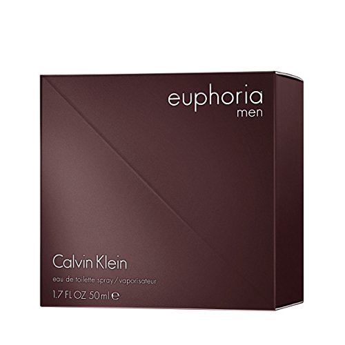 Calvin Klein Euphoria Men - Agua de tocador vaporizador para hombre, 50 ml