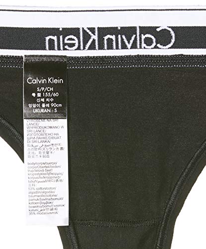 Calvin Klein Underwear, Braguitas para Mujer, Negro (BLACK 001), S