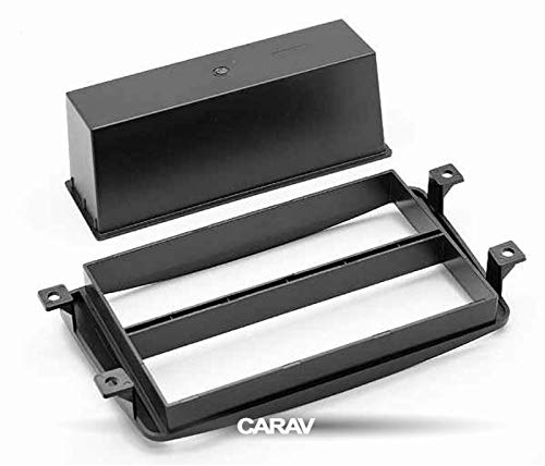 CARAV 11-010 1-DIN Marco de plástico para radio para MERCEDES BENZ C-Klasse (W203) 2000-2004; CLK-Klasse (W209) 2002-2006; G-Klasse (W463) 1998-2006; Viano (W639) 2003-2006; Vito (W639) 2003-2006 with pocket