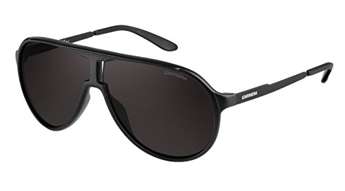 Carrera NEW CHAMPION NR GUY Gafas de sol, Negro (Black Matte/Brown Grey), 62 Unisex-Adulto