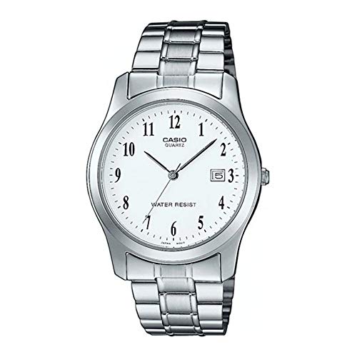 Casio Collection LTP-1141PA-7BEF, Reloj Redondo, Acero Inoxidable, Mujer, Plateado