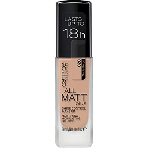 Catrice - base maquillaje all matt plus - shine control - 020 nude bei.