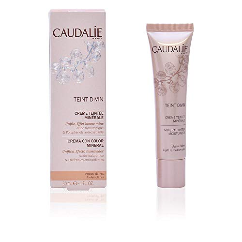 CAUDALIE Teint Divin Crema con Color Mineral Pieles Oscuras 30ML