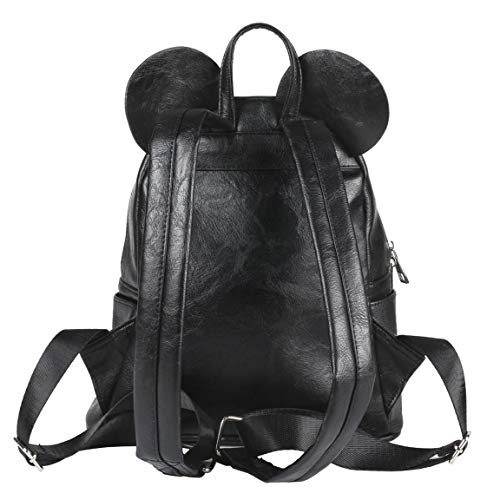 Cerdá Mochila Casual Moda Polipiel Minnie, Negro, 25 cm