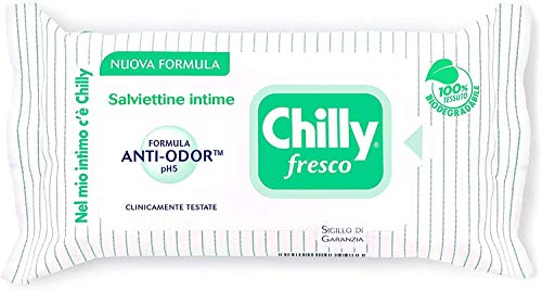 Chilly - Toallitas frescas, 6 paquetes de 12 toallitas