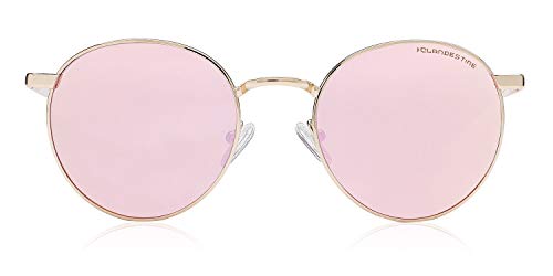 CLANDESTINE Orbita Gold Rose - Gafas de Sol de Nylon HD para Hombre & Mujer