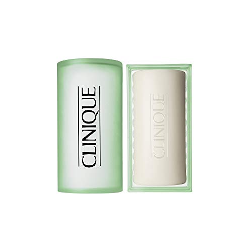 Clinique- Jabón Facial Extra Strenght para piel grasa, con vaso, 100 gr