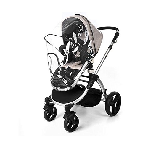 Cochecito de Bebe 3 en 1 Go Baby Neo (Silla con Capazo + Grupo 0 + Saco Polar + Nuevo Bolso Cambiador + Sombrilla + Burbuja de Lluvia). Color Black/Grey.