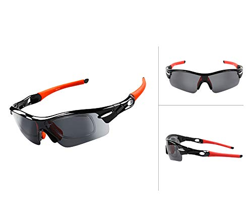 COCKE Gafas De Sol Polarizadas para Ciclismo, Gafas Deportivas con Protección Anti-UV400 Gafas, Gafas Protectoras Deportivas Ligeras, para Actividades Al Aire Libre, Ciclismo, Pesca, Golf,C