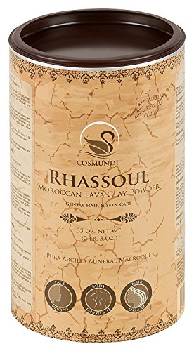 cosmundi Ghassoul - Pura Arcilla Mineral Marroqui (Rhassoul) 1 kg - cuidado natural de la piel y el cabello