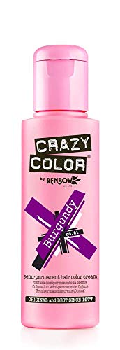 Crazy Color Burgundy Nº 61 Crema Colorante del Cabello Semi-permanente