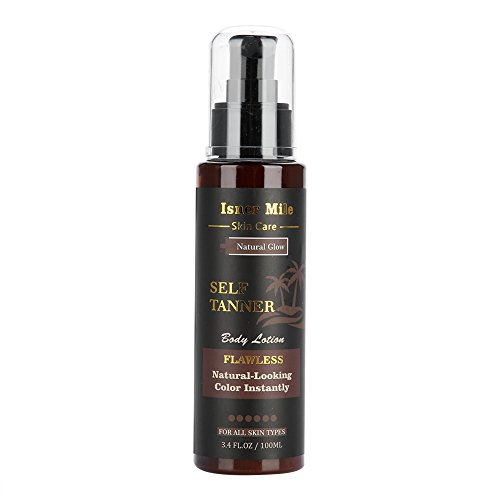 Crema para el cuerpo Loción bronceadora sin sol Hidratante Ingredientes naturales orgánicos Mejor bronceador Bronce ligero, mediano u oscuro gradual para el cuerpo y la cara