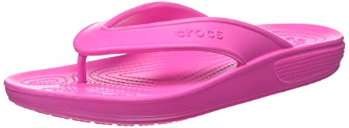 Crocs Classic II Flip, Chanclas Unisex Adulto, Rosa (Electric Pink 6qq), 41/42 EU