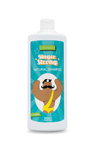 Cuidados Champú Jengibre Ginger Strong, Estimulante capilar. Anticaspa. Antioxidante. Con Panthenol - 1 litro