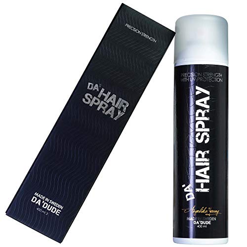 Da Dude Da Hairspray Laca Pelo Hombre Profesional Laca para el Pelo fuerte con Acabado Mate Formato grande 400 ml