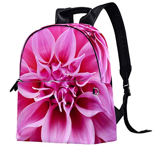 Dahlia Petals Flower Dahlia Mochila multifunción Trekking Mochila escolar Deportes al aire libre Libros, Tamaño: 36.8 x 31.8 x 15.0 cm