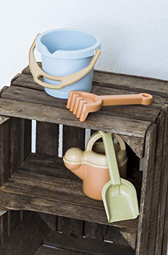 Dantoy - Bio Juguete Juego de cubeta y pala de 4 piezas, juguetes respetuosos con el medio ambiente hechos de caña de azúcar , color/modelo surtido