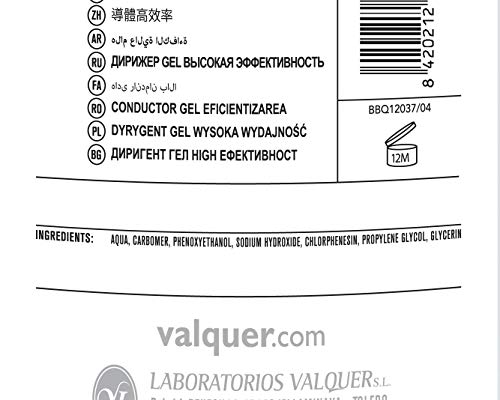 D'Bullón Gel Conductor para uso profesional (ultrasonidos, electroterapia,etc). Alta eficacia. Gel de contacto - 1000 ml