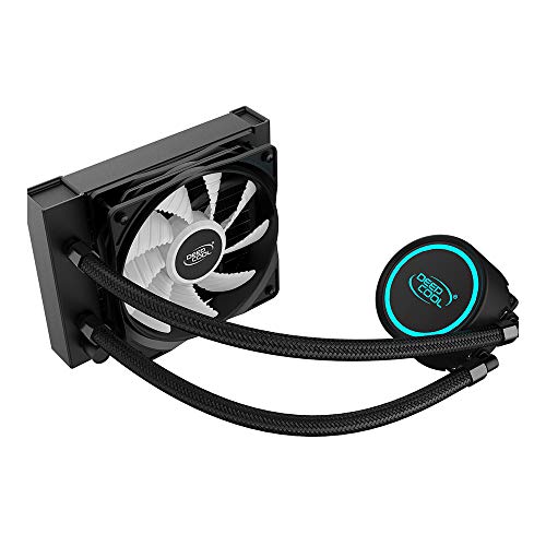 DeepCool Gammaxx L120 RGB V2 - Sistema de refrigeración antipalanca, radiador de 120 mm, disipador de líquido Cooler RGB, 12 V, 4 pines, compatible con Intel 115X/2066 y AMD AM4