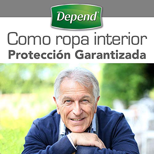 Depend Braguitas Absorbentes para Pérdidas de Orina, Absorción Normal, Color Gris, Talla S-M - 10 Unidades