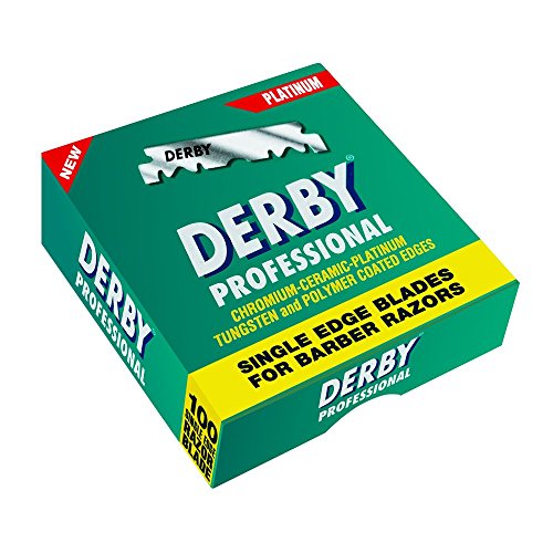 Derby E2 - Pack de 100 cuchillas para hoja de barbero