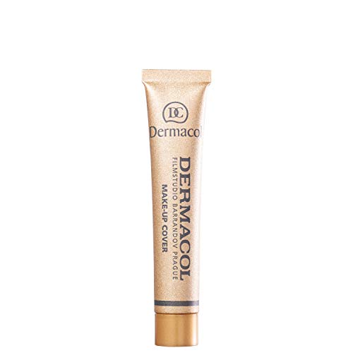 Dermacol Makeup Cover Total - Maquillaje Corrector Resistente al Agua SPF 30, 30 g, color 225