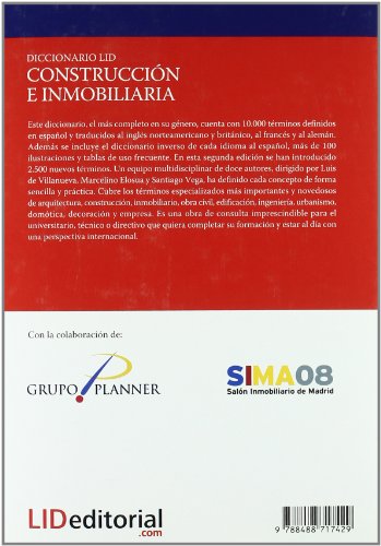 Diccionario Lid Construcción e inmobiliario (Diccionarios LID)