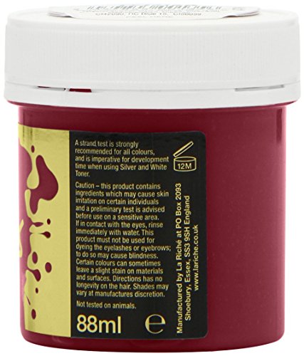 DIRECTIONS Pillarbox Red Semi-Permanent Hair Colour - 89ml Tub