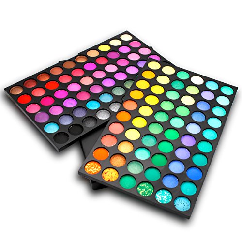 DISINO Paleta de Sombra de Ojos Colección Vivo Brillante Kit de Maquillaje Caja Profesional para Maquillaje Accesorio cosmético de Belleza (Paleta de Sombra de Ojos de 120 Colores) – Dibujo 1