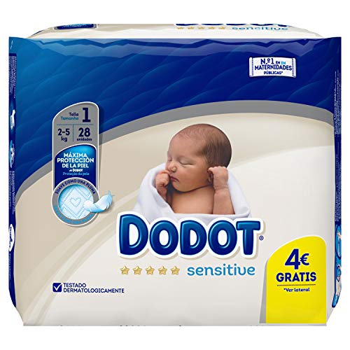 Dodot Protection Sensitive Pañales Talla 1 - 28 Unidades