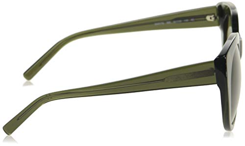 DONNA KARAN EYEWAR DK517S Gafas de sol, Crystal Green, 52 MM, 22 MM, 135 MM para Mujer