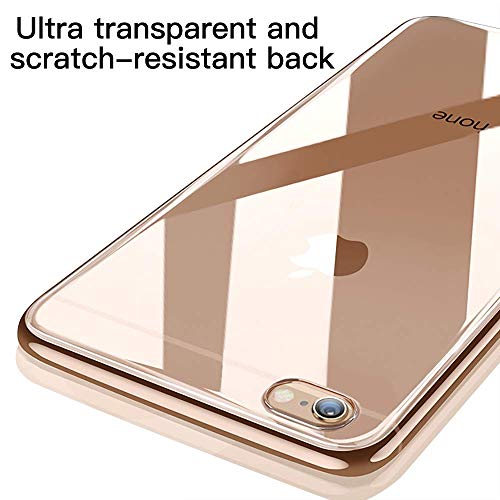 DOSMUNG Funda para iPhone 6 iPhone 6s, Ultra Fina Suave TPU Gel Carcasa, HD Clara Caso, Anti- Choques, Anti- Arañazos, Protección a Bordes y Cámara, Premiun Carcasa para iPhone 6/6s - Transparente