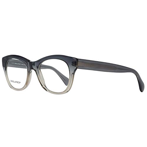 DSQUARED2 Optical Frame Dq5106 020 49 Monturas de gafas, Gris (Grau), Unisex Adulto