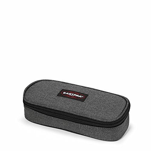 Eastpak Oval Single Estuche, 22 cm, Gris (Black Denim)