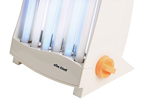 Efbe-Schott Solarium facial con 6 lámparas, 105 W, 2 gafas de protección incluidas, Blanco, SC GB 836 C N