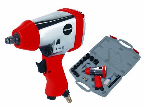 Einhell 0 Set con Llave Impacto de Aire comprimido, Rojo