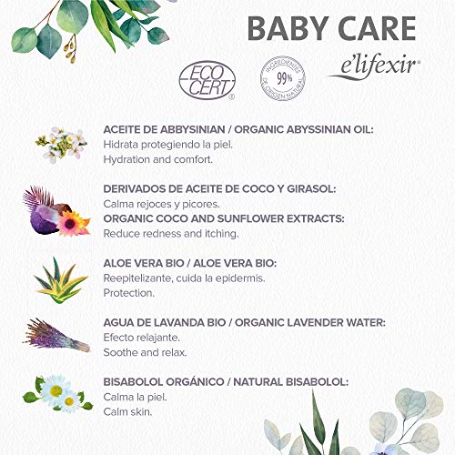 Elifexir Baby Care | Gel Champú Dermatológico Hipoalergénico para Bebés | 500 ml